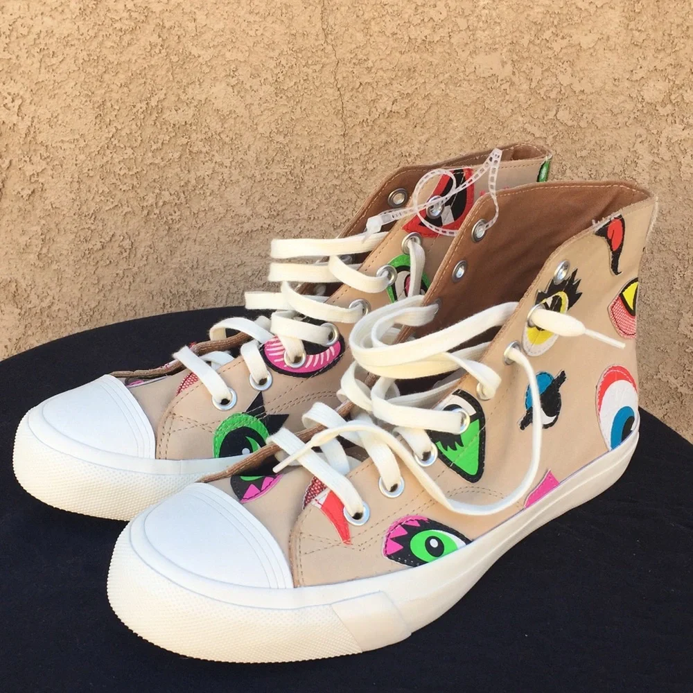 Pro-Keds Stitched Multi Color Eyes BNWOT *RARE*!!! - Picture 1 of 8